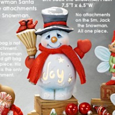 Clay Magic 4010 Small Jack the Snowman Plain Mold