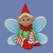 Gangbuster Jingle Elf Fairy (sitting) Mold