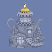 Plain Teapot Lid for 4003 (Tree Top Lodge) Mold