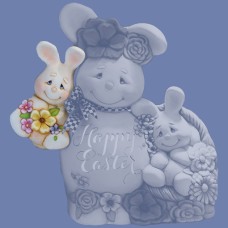 Clay Magic 4027 Baby Bunny Darling Arm Attachment Mold
