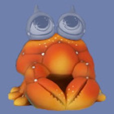 Clay Magic 4040 Krusty Crab (on legs) Mold