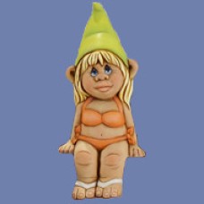 Clay Magic 4047 Sunny Sitting Beach Gnome Mold