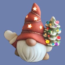 Clay Magic 4086 Gus, Small Gnome with Tree Mold