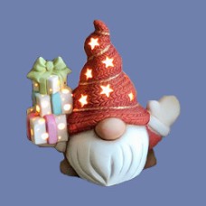 Clay Magic 4087 Rolf, Small Gnome with Gifts Mold