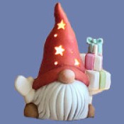 Gangbuster Gnome with Gifts Mold