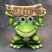 Jeremiah Frog Welcome Mold