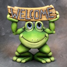 Clay Magic 4110 Jeremiah Frog Welcome Mold