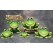 Clay Magic 4114 Two Pack Lilly Pad Frog Mold
