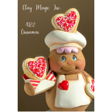 Clay Magic 4188 "Cinnamon With Heart" Mold