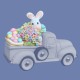 Easter Bunny Lid For Pickup Truck 4102 Mold