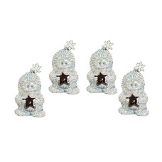 Clay Magic 4221 Four Pack Tukute Yeti Ornament