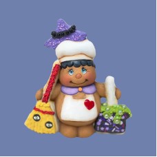 Clay Magic 4260 Gingerbread Wendy Witch Mold