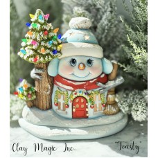 Clay Magic 4337 Toasty Snowman Retreat Mold