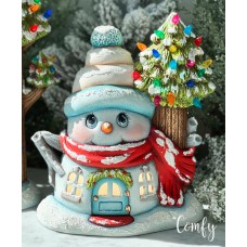 Clay Magic 4338 Comfy Snowman Getaway Mold