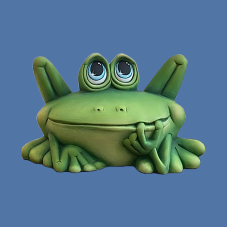 Clay Magic 4417 Chatter Frog Mold
