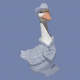 Standing Goose Head Turned mold