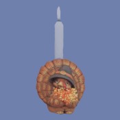 Pilgrim Turkey Candle Holders Mold