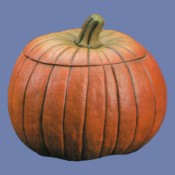 Large 8" Pumpkin with Lid mold