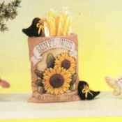 Sunflower Seed Pkt with Crows mold