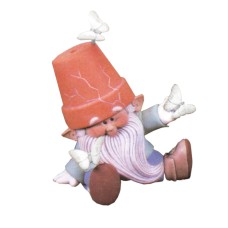 Dona 1542A Crackpot Garden Gnome Mold