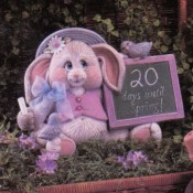 Spring Countdown Bunny mold
