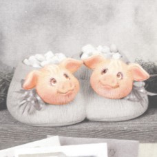 Dona 1650 2-Pig Slipper Heads Mold