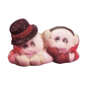 Snowman & Lady For D1634 mold