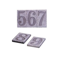 Dona 1942 Stone Address #S 5-9 Mold