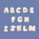 Soft Sculpt Alphabet A-M mold
