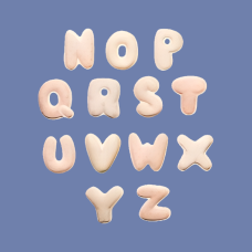 Dona 0270 Soft Sculpt Alphabet N-Z Mold