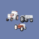 3-Tractor Magnets mold
