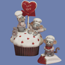 Dona 0856 Valentine Cupcake Box Mold