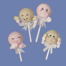 Dona 0939 4-Character Lollipop Orn Mold