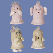 4-"Bell Babies" Ornaments mold