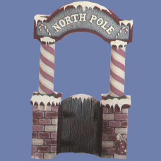 Dona 0948 North Pole Sign, Pillars, Gate Mold