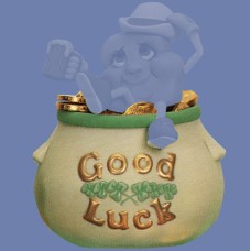 Dona 0970 Good Luck Pot Mold