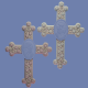 Cross with Flowers mold