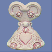 Scrolled Valentine Topper mold