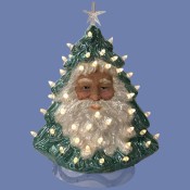 Santa Face Christmas Tree mold
