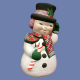 Snowman with Candy Cane Mold