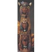 Wood-Carved Totem Pole mold
