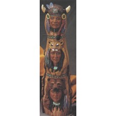 Kimple 2223 Wood-Carved Totem Pole Mold