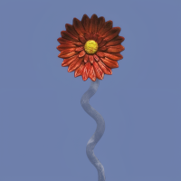 Flower for Stake Mold