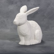 Sitting Carved Rabbit Mold