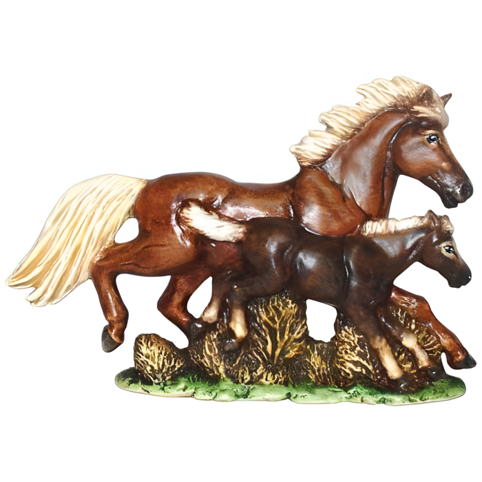 Nowell's 3375 Small Horse Mare & Colt Galloping Mold