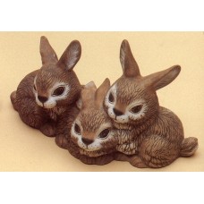 Riverview 281 Three Bunny Cluster Mold