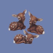 Three Small Deer Mold