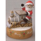 Santa With Train Mold