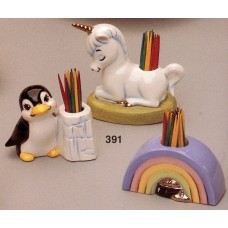 Riverview 391 Unicorn, Rainbow, and Penguin Toothpick Holder Mold