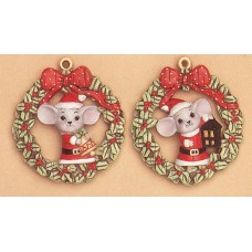 Riverview 412 Mice Ornaments-Bell & Lantern Mold